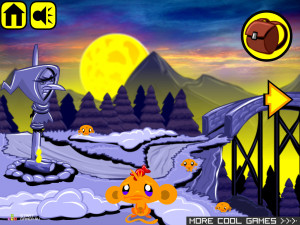 Игра Счастливая Обезьянка 15 (Monkey GO Happy 15) — играть онлайн бесплатно (изображение №5)