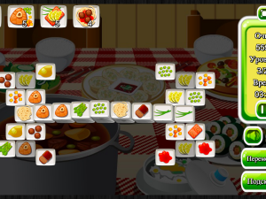 Игра Маджонг: Приготовление Еды (Cooking Mahjong) — играть онлайн бесплатно (изображение №5)