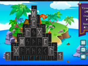 Игра Маджонг Руны (Rune Mahjong) — играть онлайн бесплатно (изображение №2)