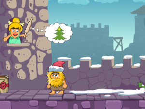 Игра Адам и Ева: Новогодняя Елка (Adam and Eve: Snow Christmas Edition) — играть онлайн бесплатно (изображение №2)