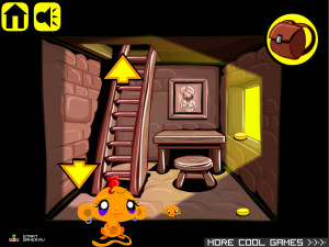 Игра Счастливая Обезьянка 19 (Monkey GO Happy 19) — играть онлайн бесплатно (изображение №3)