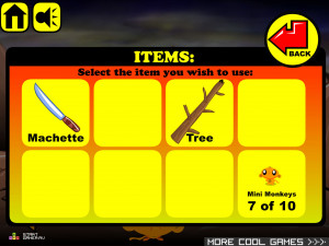 Игра Счастливая Обезьянка 20 (Monkey GO Happy 20) — играть онлайн бесплатно (изображение №4)