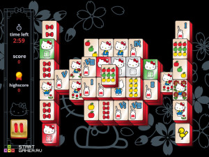 Игра Привет Китти Маджонг (Hello Kitty Mahjong) — играть онлайн бесплатно (изображение №4)