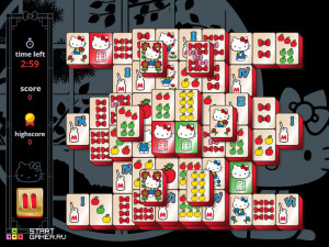 Игра Привет Китти Маджонг (Hello Kitty Mahjong) — играть онлайн бесплатно (изображение №8)