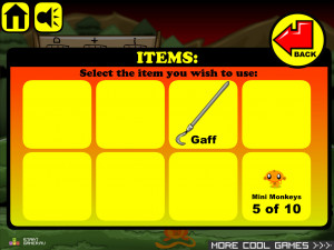 Игра Счастливая Обезьянка 21 (Monkey GO Happy 21) — играть онлайн бесплатно (изображение №2)