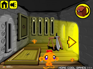 Игра Счастливая Обезьянка 21 (Monkey GO Happy 21) — играть онлайн бесплатно (изображение №3)