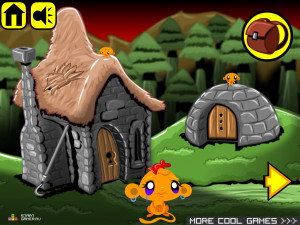 Игра Счастливая Обезьянка 21 (Monkey GO Happy 21) — играть онлайн бесплатно (изображение №4)