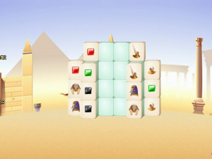 Игра Маджонг Джоли Джонг: Пески Египта (Jolly Jong - Sands of Egypt) — играть онлайн бесплатно (изображение №2)