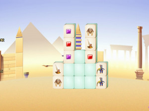 Игра Маджонг Джоли Джонг: Пески Египта (Jolly Jong - Sands of Egypt) — играть онлайн бесплатно (изображение №4)