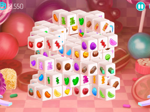 Игра Маджонг 3D: Измерения Конфеты (Mahjong Dimensions Candy) — играть онлайн бесплатно (изображение №6)