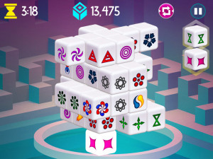 Игра Маджонг 3D: Измерения Новый (Mahjongg Dimensions New) — играть онлайн бесплатно (изображение №3)