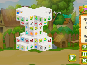 Игра Маджонг 3D: Цветы (Flower Dimensions) — играть онлайн бесплатно (изображение №2)