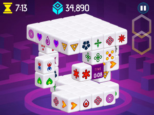 Игра Маджонг 3D: Темные Измерения (Mahjong Dark Dimensions) — играть онлайн бесплатно (изображение №10)