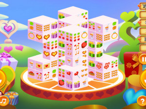 Игра Маджонг Валентин 3D (Valentine 3D Mahjong) — играть онлайн бесплатно (изображение №4)