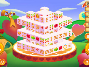Игра Маджонг Валентин 3D (Valentine 3D Mahjong) — играть онлайн бесплатно (изображение №6)