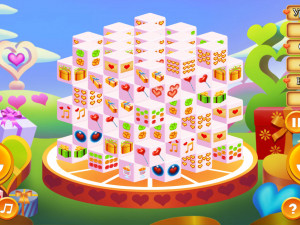 Игра Маджонг Валентин 3D (Valentine 3D Mahjong) — играть онлайн бесплатно (изображение №8)