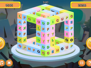 Игра Маджонг 3D: Буквы (Letter Dimensions) — играть онлайн бесплатно (изображение №5)