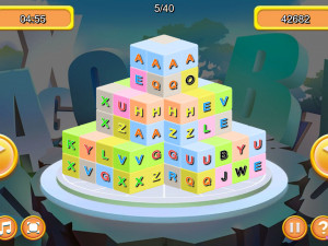 Игра Маджонг 3D: Буквы (Letter Dimensions) — играть онлайн бесплатно (изображение №7)