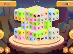 Игра Маджонг 3D: Буквы (Letter Dimensions) — играть онлайн бесплатно (изображение №8)