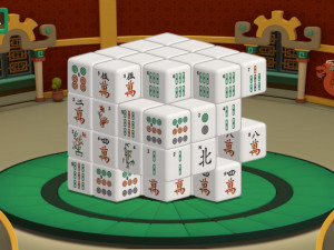 Игра Маджонг 3D на Время (Mahjong 3D) — играть онлайн бесплатно (изображение №9)
