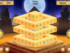 Игра Тройной Маджонг Египет 3D (Egypt Mahjong - Triple Dimensions) — играть онлайн бесплатно (изображение №4)