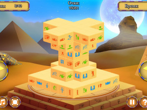 Игра Тройной Маджонг Египет 3D (Egypt Mahjong - Triple Dimensions) — играть онлайн бесплатно (изображение №5)