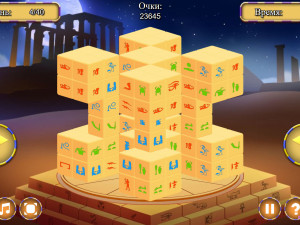 Игра Тройной Маджонг Египет 3D (Egypt Mahjong - Triple Dimensions) — играть онлайн бесплатно (изображение №6)
