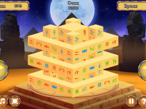 Игра Тройной Маджонг Египет 3D (Egypt Mahjong - Triple Dimensions) — играть онлайн бесплатно (изображение №2)