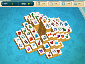 Игра Маджонг: Cундук с Игрушками (Mahjong Toy Chest) — играть онлайн бесплатно (изображение №2)
