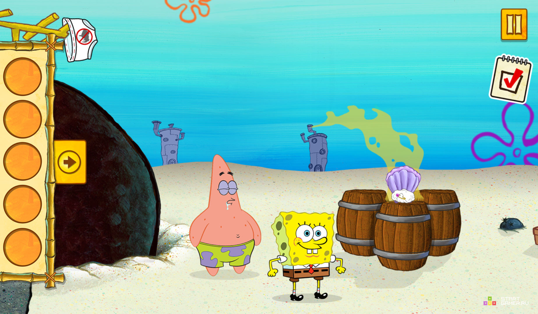 (Spongebob Saves The Day) - играть онлайн бесплатно (изображение № 14) .