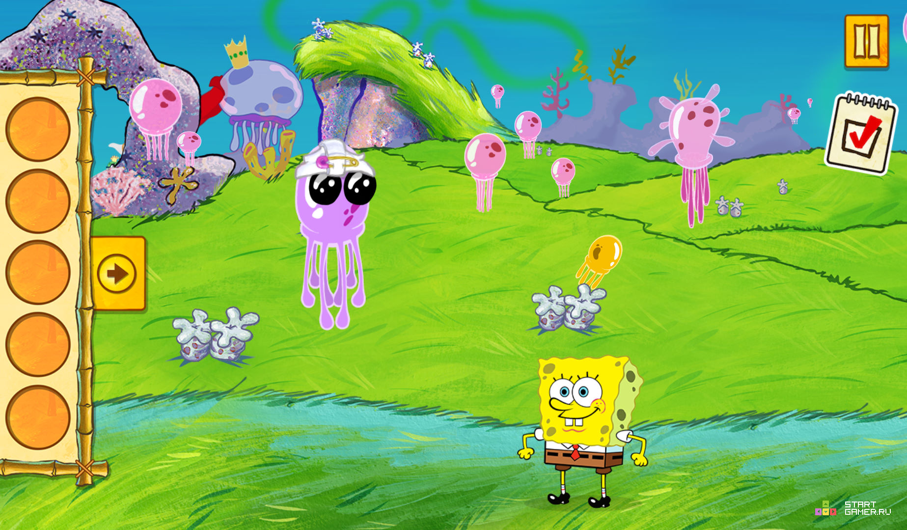 (Spongebob Saves The Day) - играть онлайн бесплатно (изображение № 12) .
