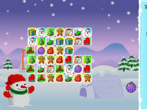 Игра Маджонг Коннект: Рождество (Christmas Connect) — играть онлайн бесплатно (изображение №2)