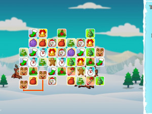 Игра Маджонг Коннект: Рождество (Christmas Connect) — играть онлайн бесплатно (изображение №4)