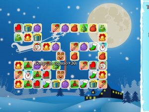 Игра Маджонг Коннект: Рождество (Christmas Connect) — играть онлайн бесплатно (изображение №5)