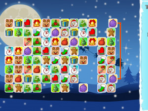 Игра Маджонг Коннект: Рождество (Christmas Connect) — играть онлайн бесплатно (изображение №7)
