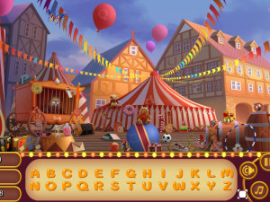 Игра Скрытые Буквы в Цирке (Circus Hidden Letters) — играть онлайн бесплатно (изображение №4)