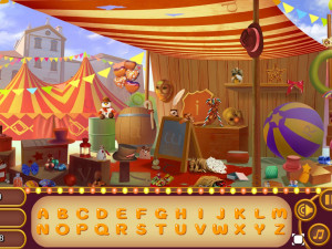 Игра Скрытые Буквы в Цирке (Circus Hidden Letters) — играть онлайн бесплатно (изображение №5)