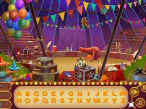 Игра Скрытые Буквы в Цирке (Circus Hidden Letters) — играть онлайн бесплатно (изображение №6)