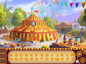 Игра Скрытые Буквы в Цирке (Circus Hidden Letters) — играть онлайн бесплатно (изображение №9)