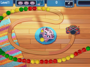 Игра Зума: Кот и Клубочки (Hit or Knit) — играть онлайн бесплатно (изображение №2)