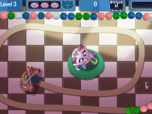 Игра Зума: Кот и Клубочки (Hit or Knit) — играть онлайн бесплатно (изображение №4)