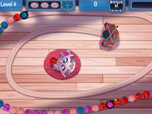Игра Зума: Кот и Клубочки (Hit or Knit) — играть онлайн бесплатно (изображение №5)