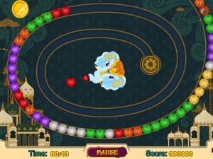 Игра Индийская Зума Экспресс (Mystic India Pop Express) — играть онлайн бесплатно (изображение №2)