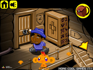 Игра Счастливая Обезьянка 33 (Monkey GO Happy 33) — играть онлайн бесплатно (изображение №4)