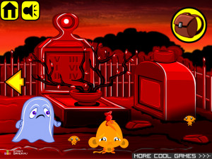 Игра Счастливая Обезьянка 34 (Monkey GO Happy 34) — играть онлайн бесплатно (изображение №3)