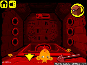 Игра Счастливая Обезьянка 34 (Monkey GO Happy 34) — играть онлайн бесплатно (изображение №5)