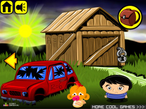 Игра Счастливая Обезьянка 35 (Monkey GO Happy 35) — играть онлайн бесплатно (изображение №2)