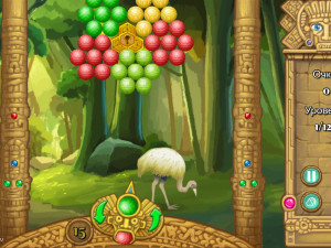 Игра Шарики Майя (Maya Bubbles) — играть онлайн бесплатно (изображение №11)