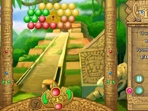 Игра Шарики Майя (Maya Bubbles) — играть онлайн бесплатно (изображение №10)