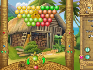 Игра Шарики Майя (Maya Bubbles) — играть онлайн бесплатно (изображение №9)